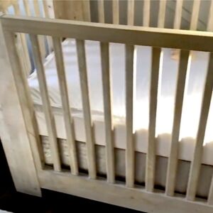 West Elm+Pottery Barn Kids Velvet Crib Skirt